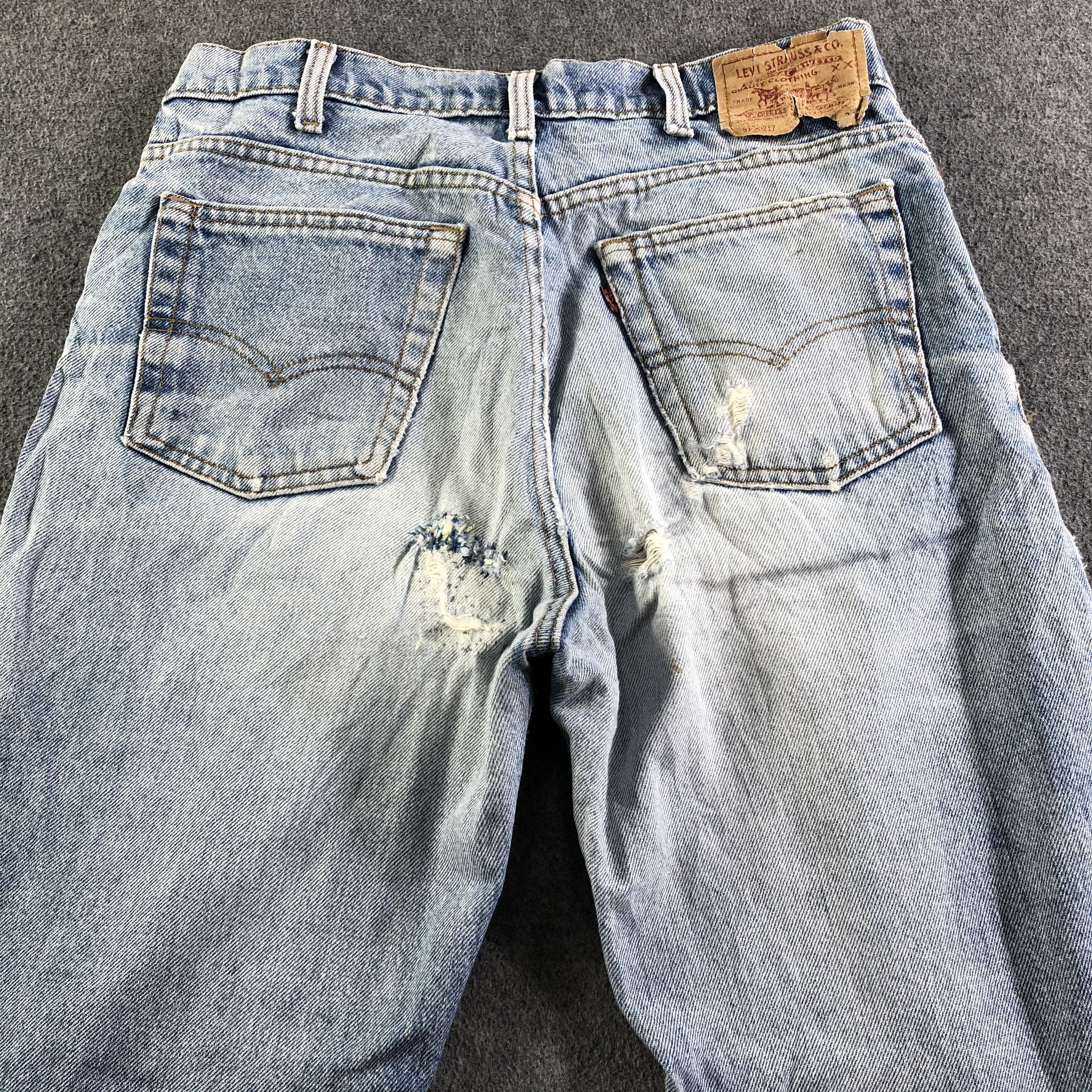 Levi's Vintage 90s Blue Wash Levis 510 Jeans-J3943 Size US 33 - 4 Thumbnail
