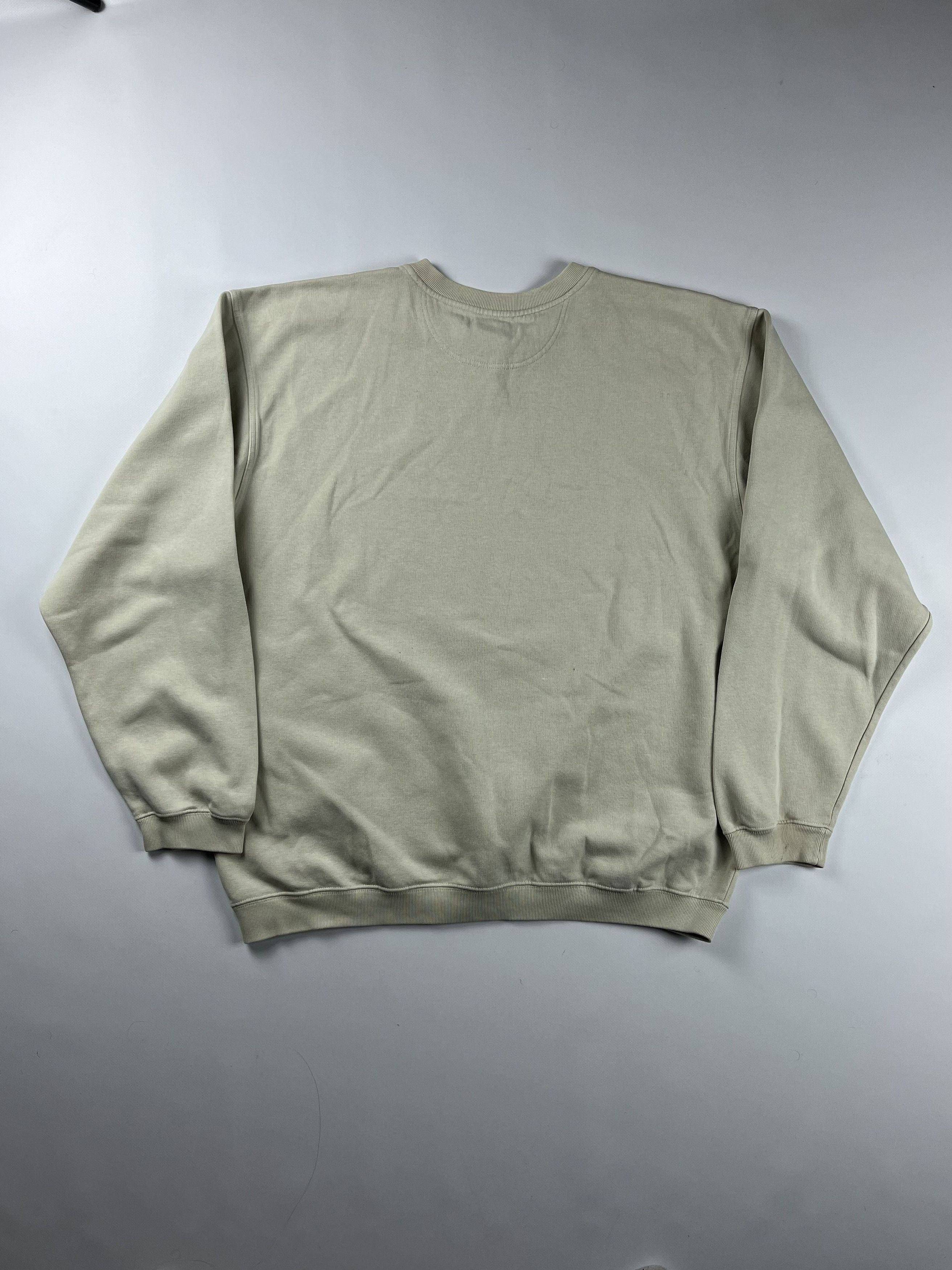 Nike × Vintage Rare! Vintage Nike Cream Sweatshirt 90s Size US XL / EU 56 / 4 - 6 Thumbnail