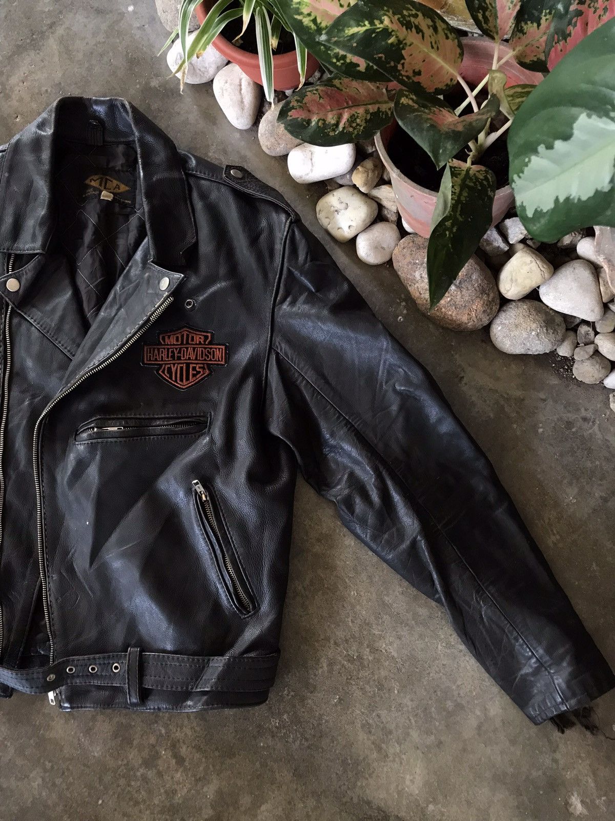Harley Davidson × Vintage BEST OFFER💥VTG MCA Harley Davidson Leather Jacket Size US M / EU 48-50 / 2 - 5 Thumbnail