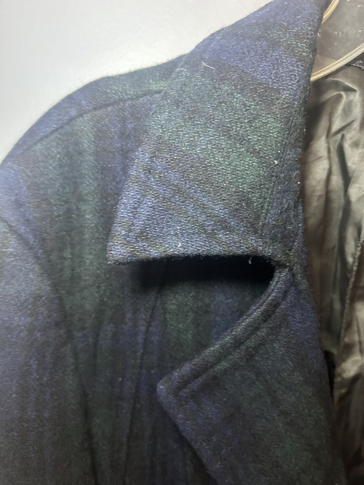 Vintage Vintage Major tartan/plaid medium length wool coat Size US L / EU 52-54 / 3 - 6 Thumbnail