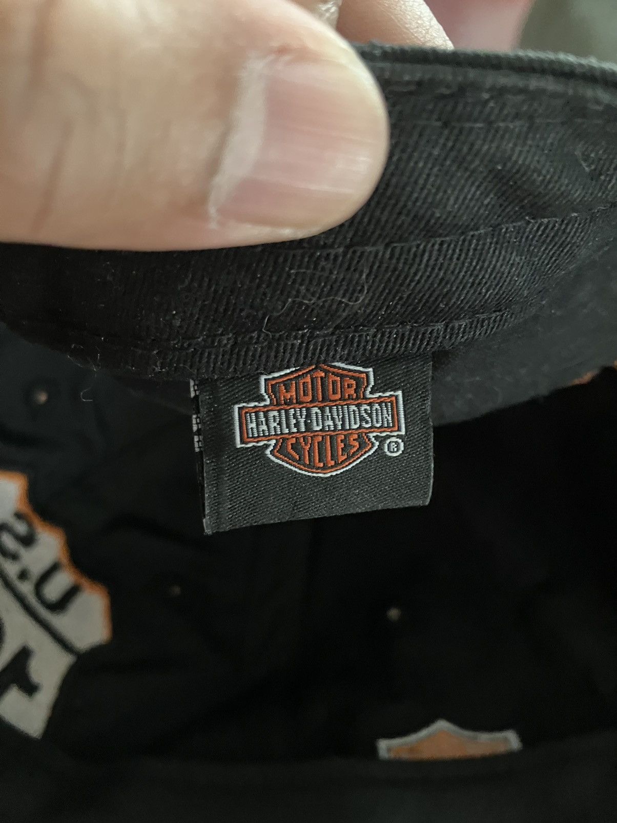 Harley Davidson Vintage Harley Davidson StrapBack Cap Trucker Hat Y2K TN Size ONE SIZE - 4 Thumbnail