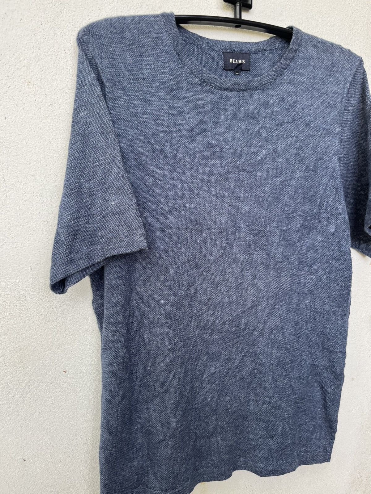 45rpm 🔥BEAMS XL BLUE BLANK MINIMALIST T SHIRTS Size US XL / EU 56 / 4 - 2 Thumbnail