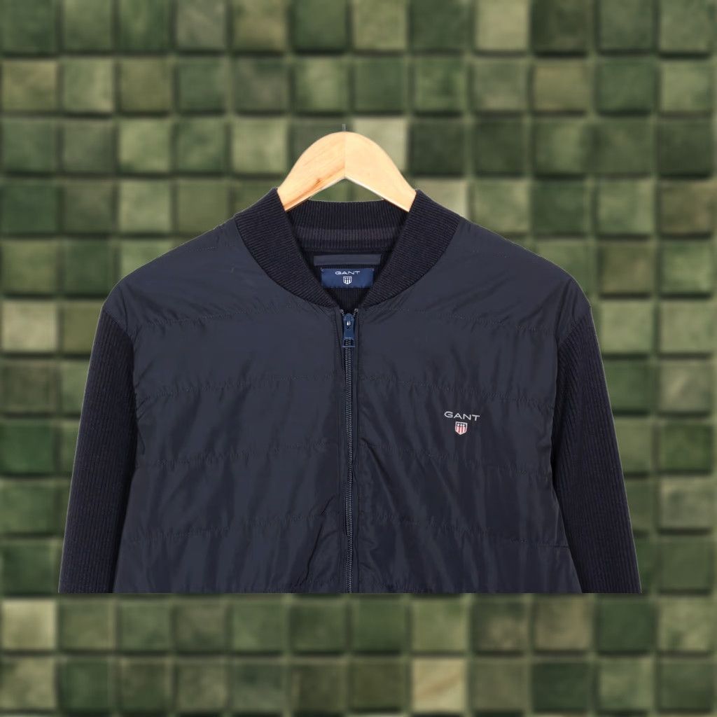 Gant GANT Tech Prep Cycling Knit Jacket Men M Full Zip Blue Knitwear Jacket Mens M Blue Full Zip GANT Tech Prep Cycling Jacket Mens M Size US M / EU 48-50 / 2 - 1 Thumbnail