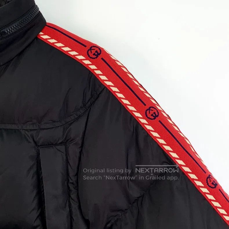 Gucci Gucci Black side striped logo stand-up collar long-sleeved Size XS / US 0-2 / IT 36-38 - 3 Thumbnail