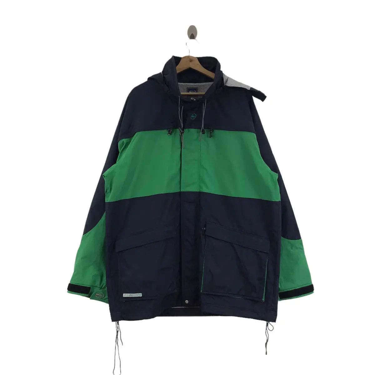 Quiksilver Vintage QUIKSILVER SURF Striped Gorpcore Technical Jacket Size US XL / EU 56 / 4 - 1 Thumbnail