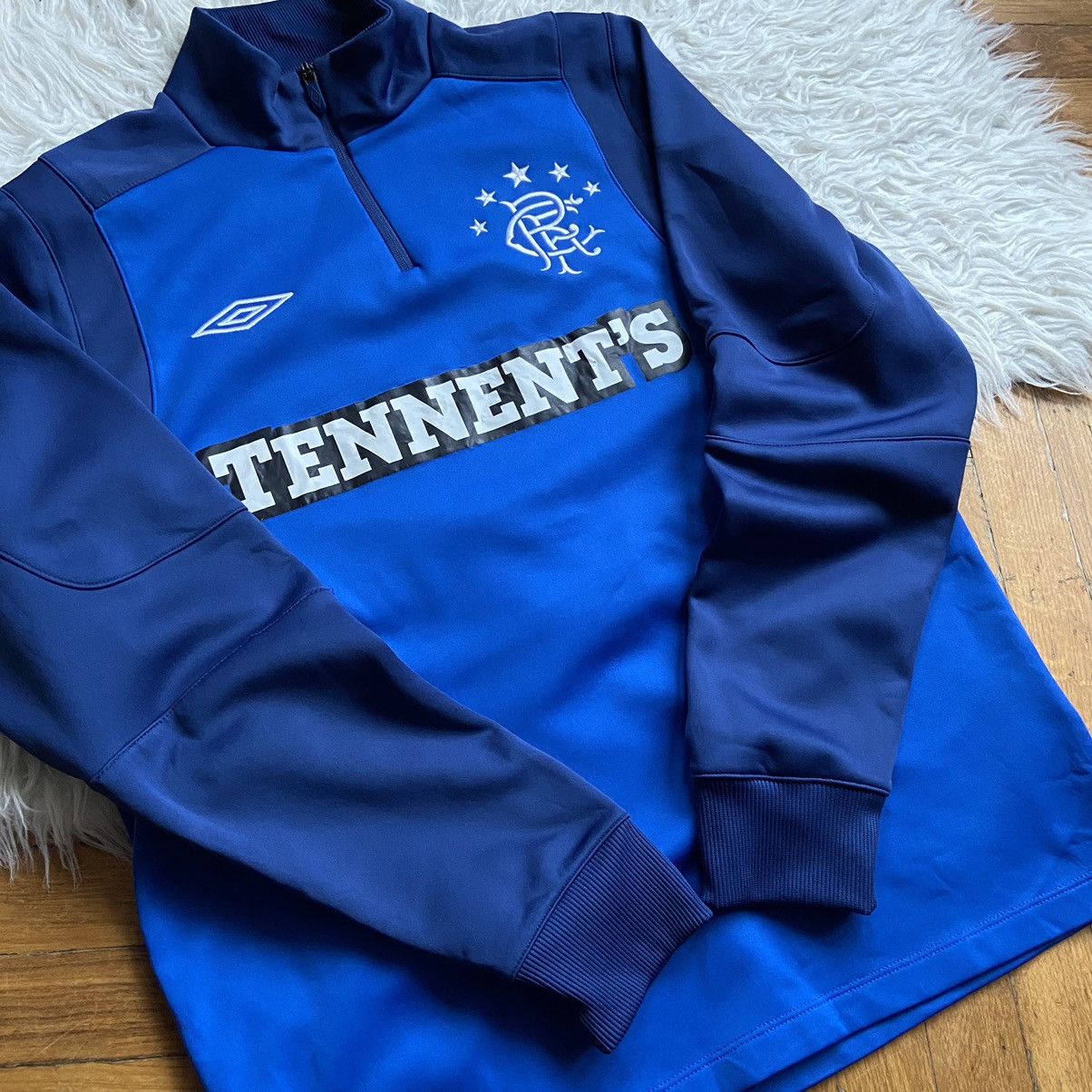 Umbro × Vintage 📌 Vintage Umbro Glasgow Rangers 2011/12 Jersey Longsleeve Size US M / EU 48-50 / 2 - 6 Thumbnail