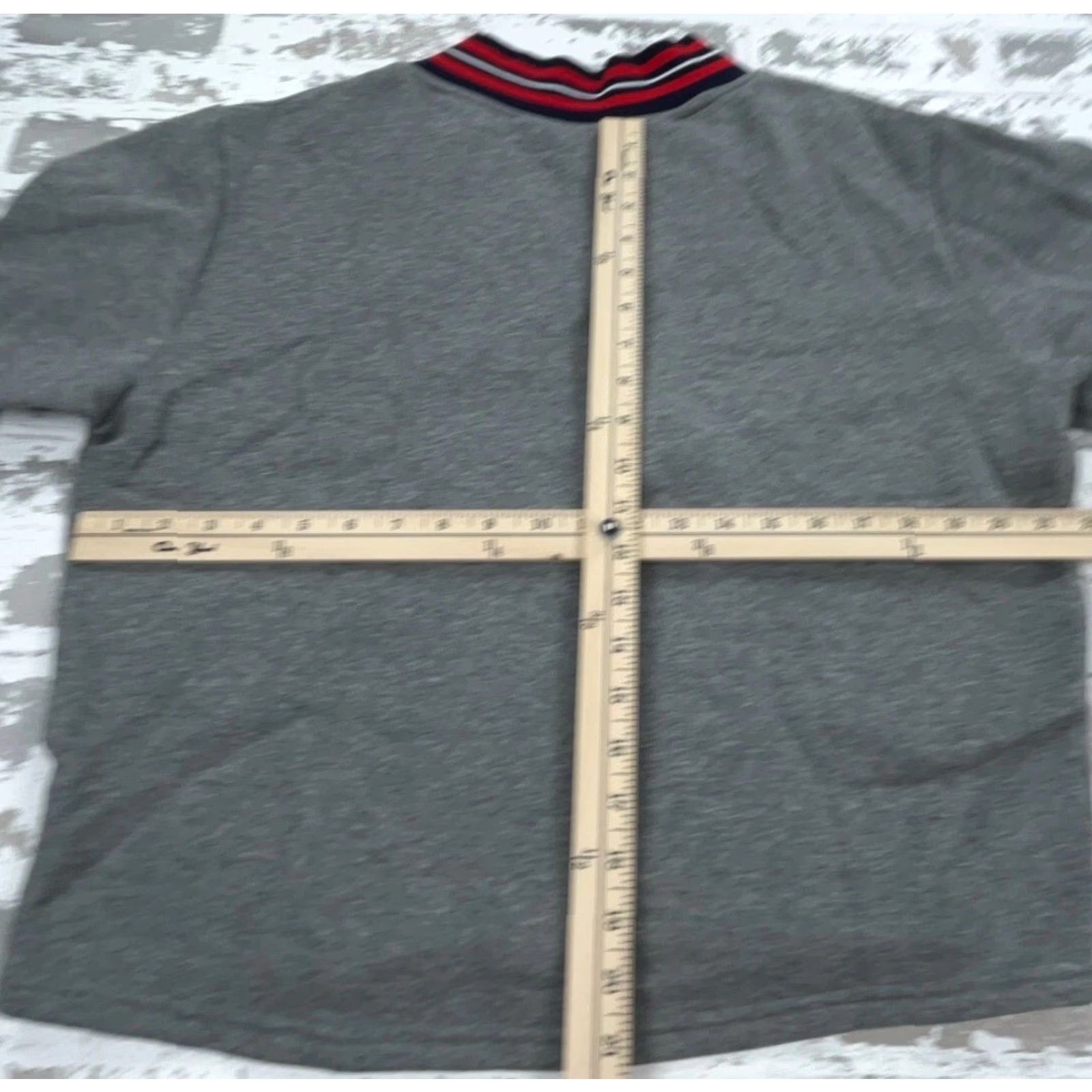 Fila FILA Sweatshirt Women Large Gray Red Silhouette Deep V Neck Logo VTG Size L / US 10 / IT 46 - 5 Thumbnail