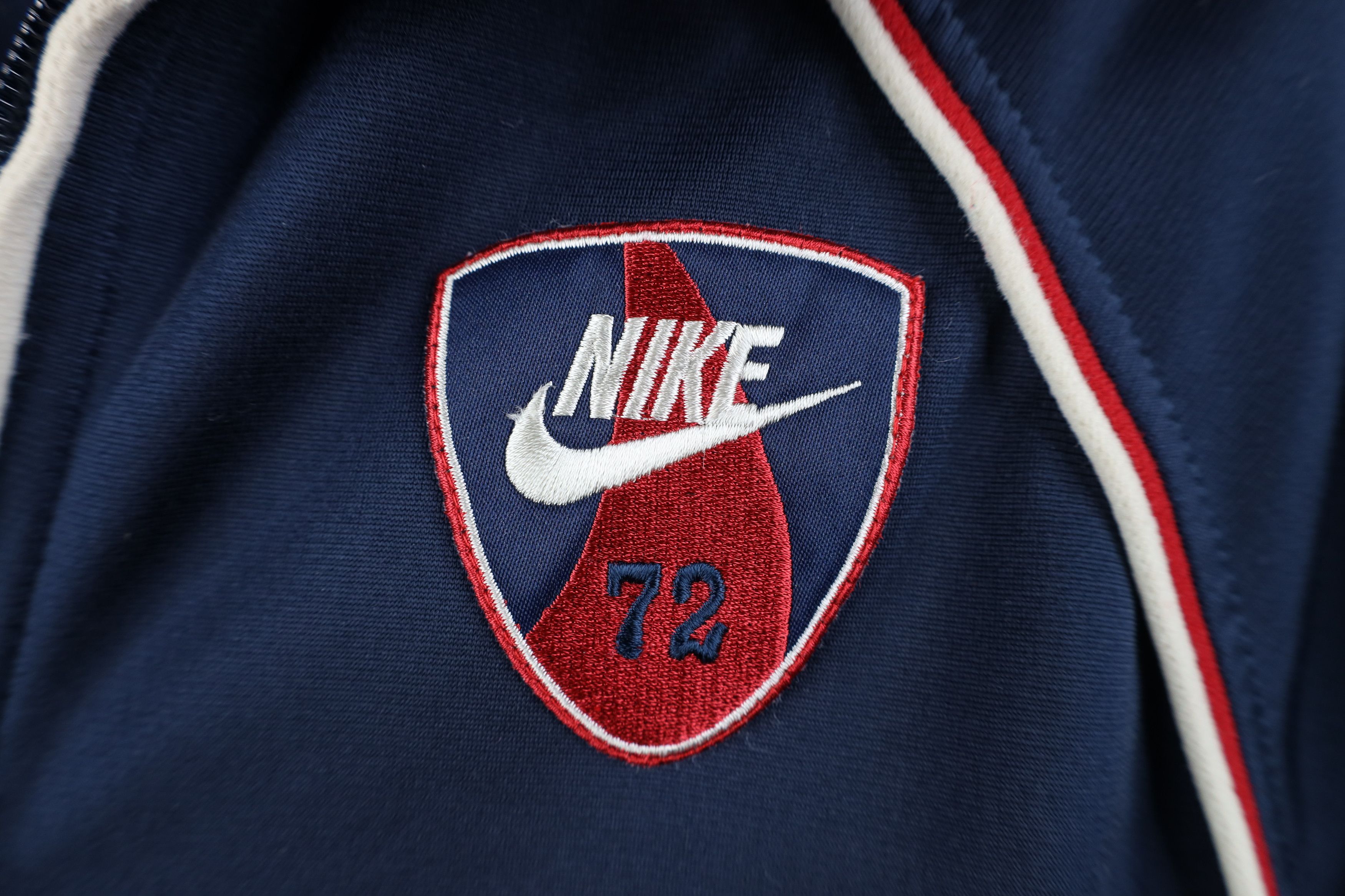 Nike Vintage Y2K Nike Mens Mini Swoosh Tennis Track Jacket Blue Size M / US 6-8 / IT 42-44 - 4 Thumbnail