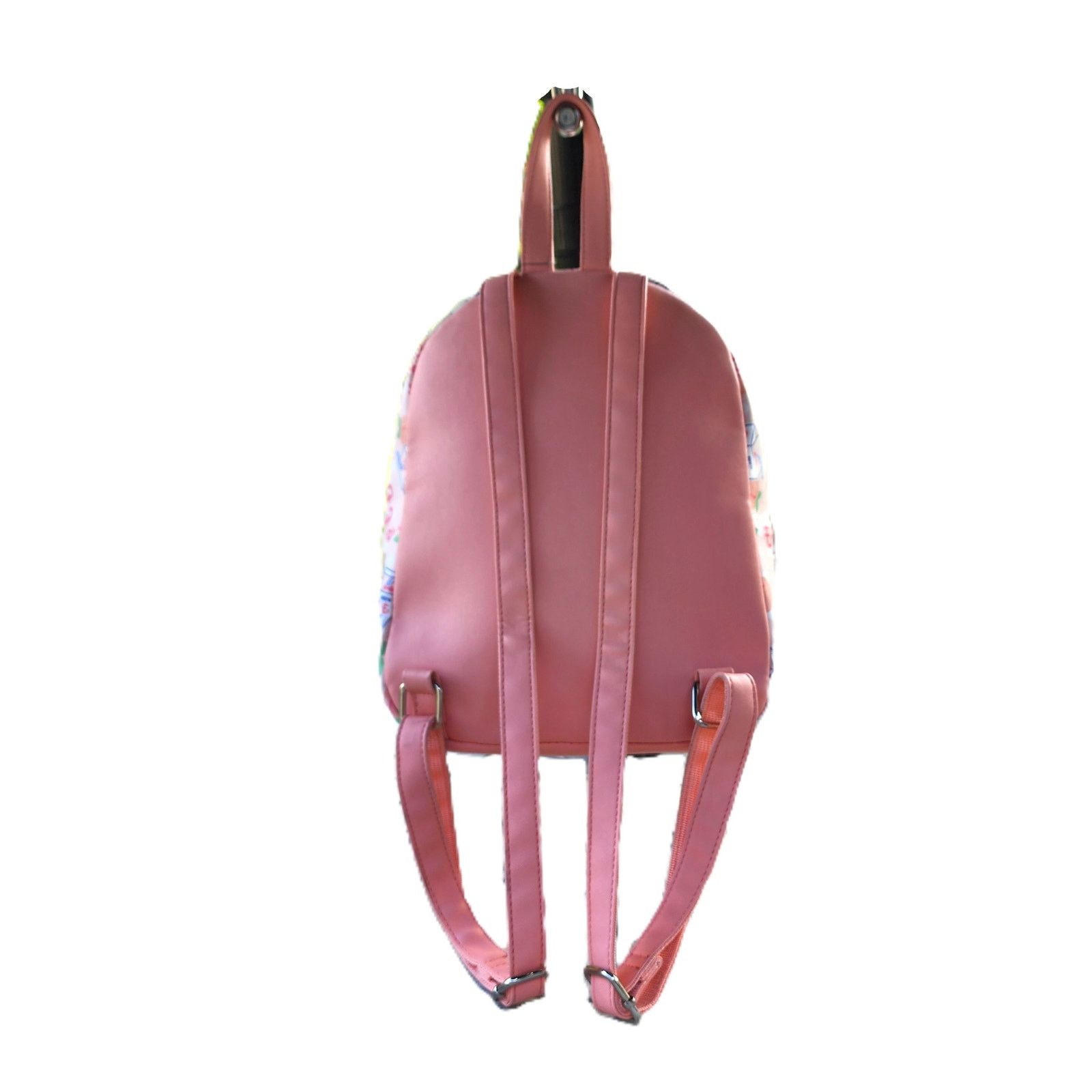 Designer BioWorld Pastel Peach Milk PVC Mini Backpack Size ONE SIZE - 5 Thumbnail