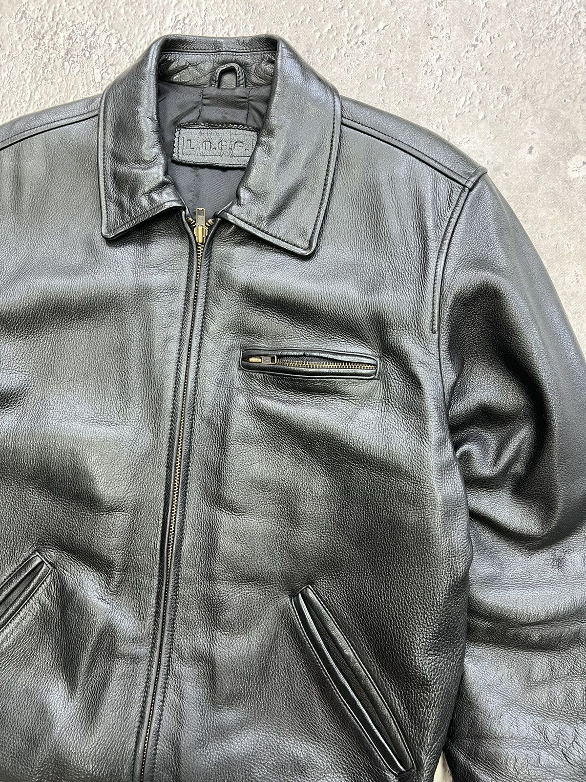 Genuine Leather × Japanese Brand VINTAGE Biker's Y2K Leather Jacket Perfecto Style SCHOTT Size US L / EU 52-54 / 3 - 3 Thumbnail