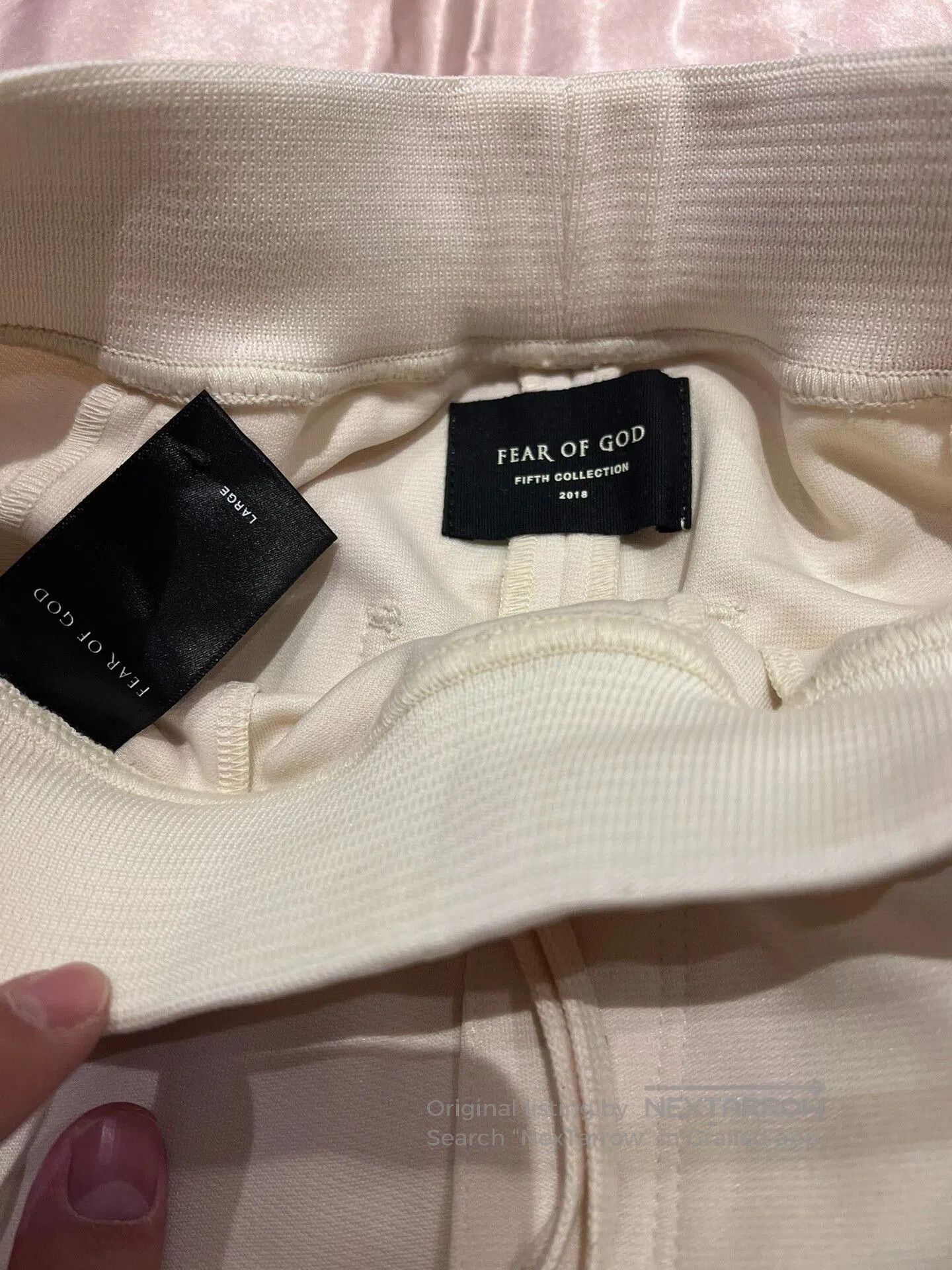 Fear of God fear of god drawstring pants in beige. Size US 44 / EU 60 - 5 Thumbnail