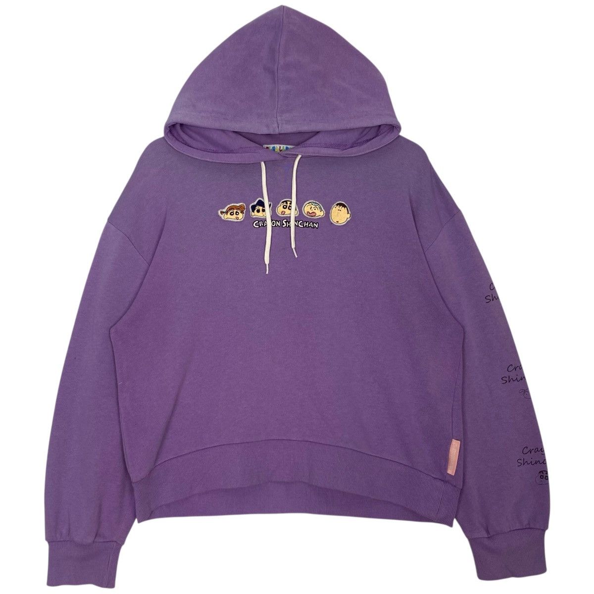 Vintage Vintage Crayon Shin Chan Hoodie Sweater Purple Size M Size US M / EU 48-50 / 2 - 1 Thumbnail