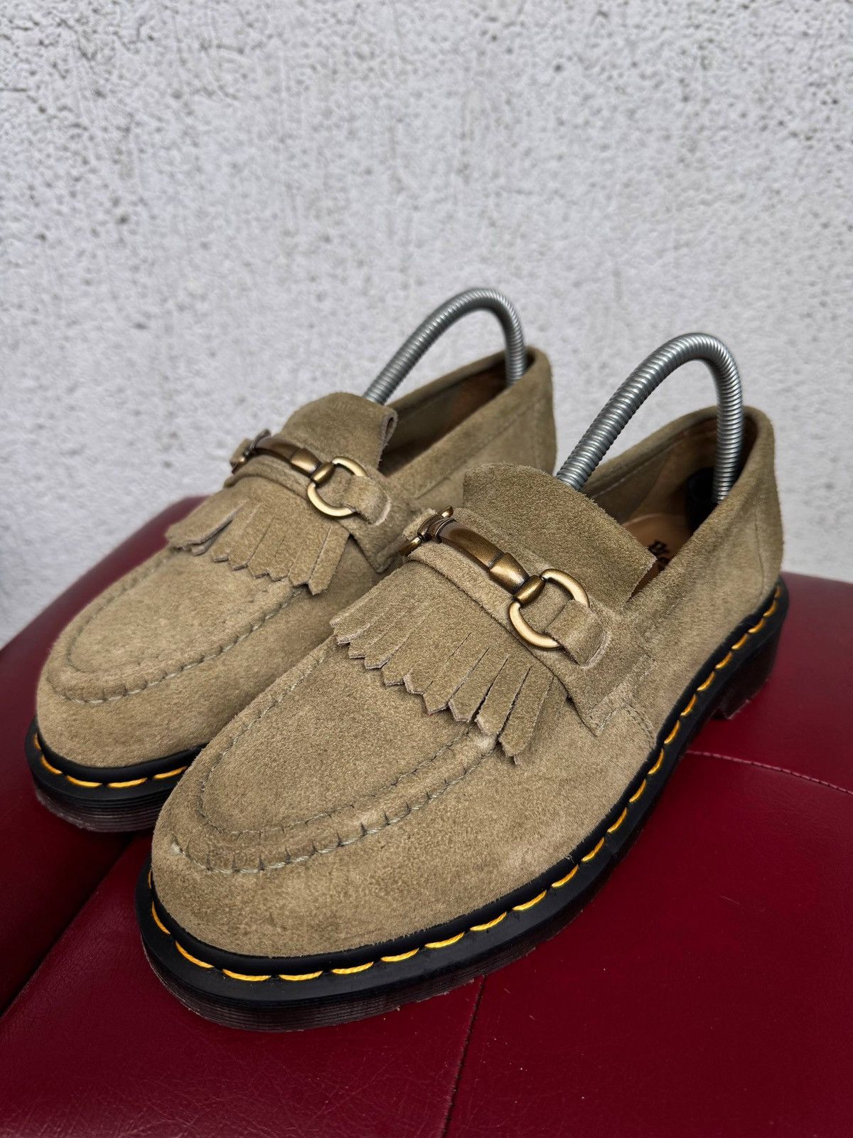 Loafers Dr. Martens Flat Adrian Snaffle suede shoes