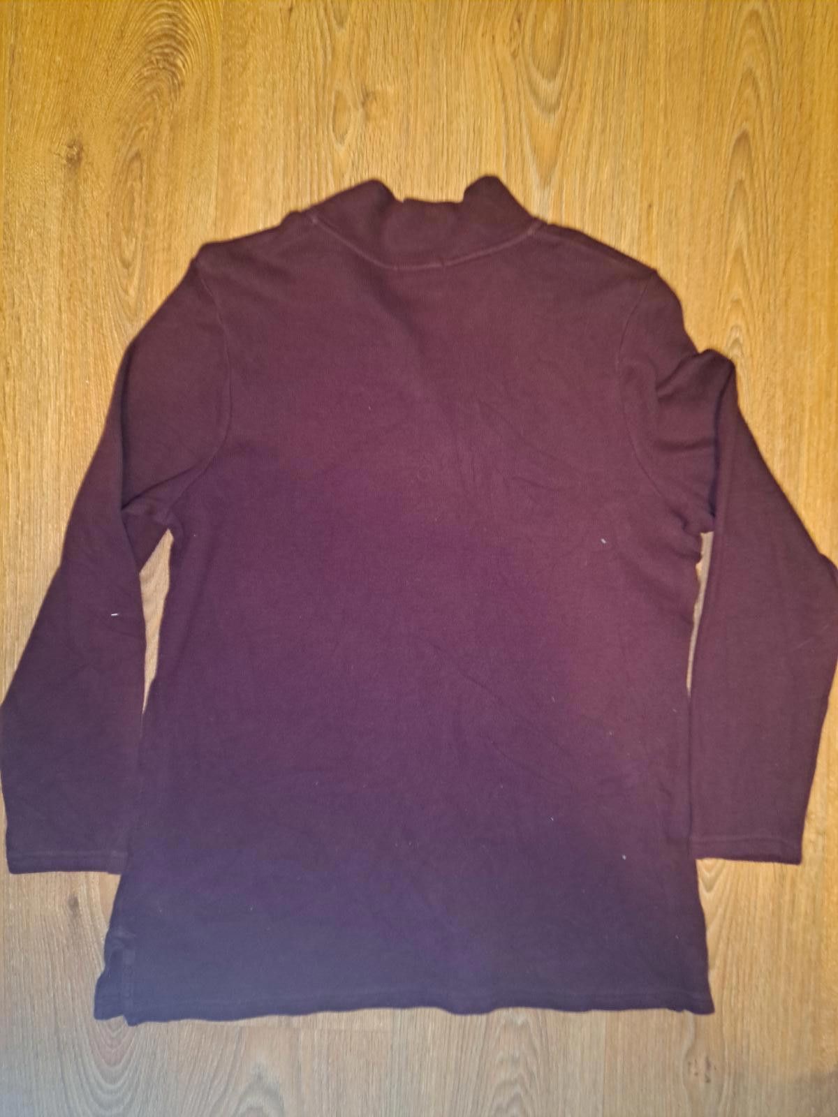 Eddie Bauer Eddie Bauer Quarter Zip Sweater Mens Large Maroon Cotton Size US L / EU 52-54 / 3 - 3 Thumbnail