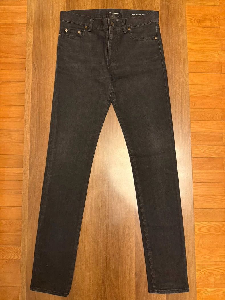 Saint Laurent Paris Saint Laurent Paris 15fw Runway Black D02 Basic Jeans Size US 30 / EU 46 - 1 Thumbnail