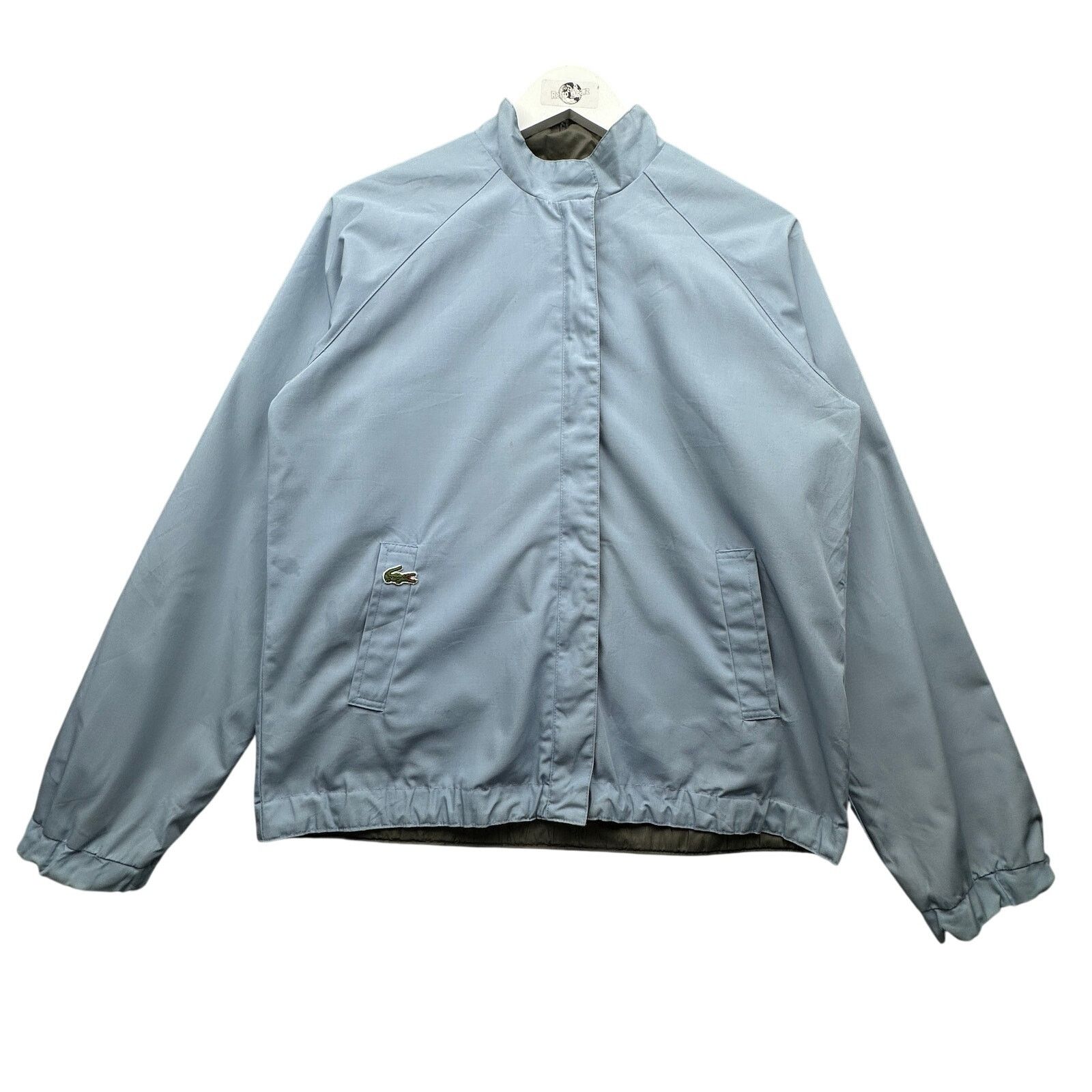 Lacoste Vintage 80s Lacoste Nylon Reversible Jacket Men Small Green Size US S / EU 44-46 / 1 - 1 Thumbnail