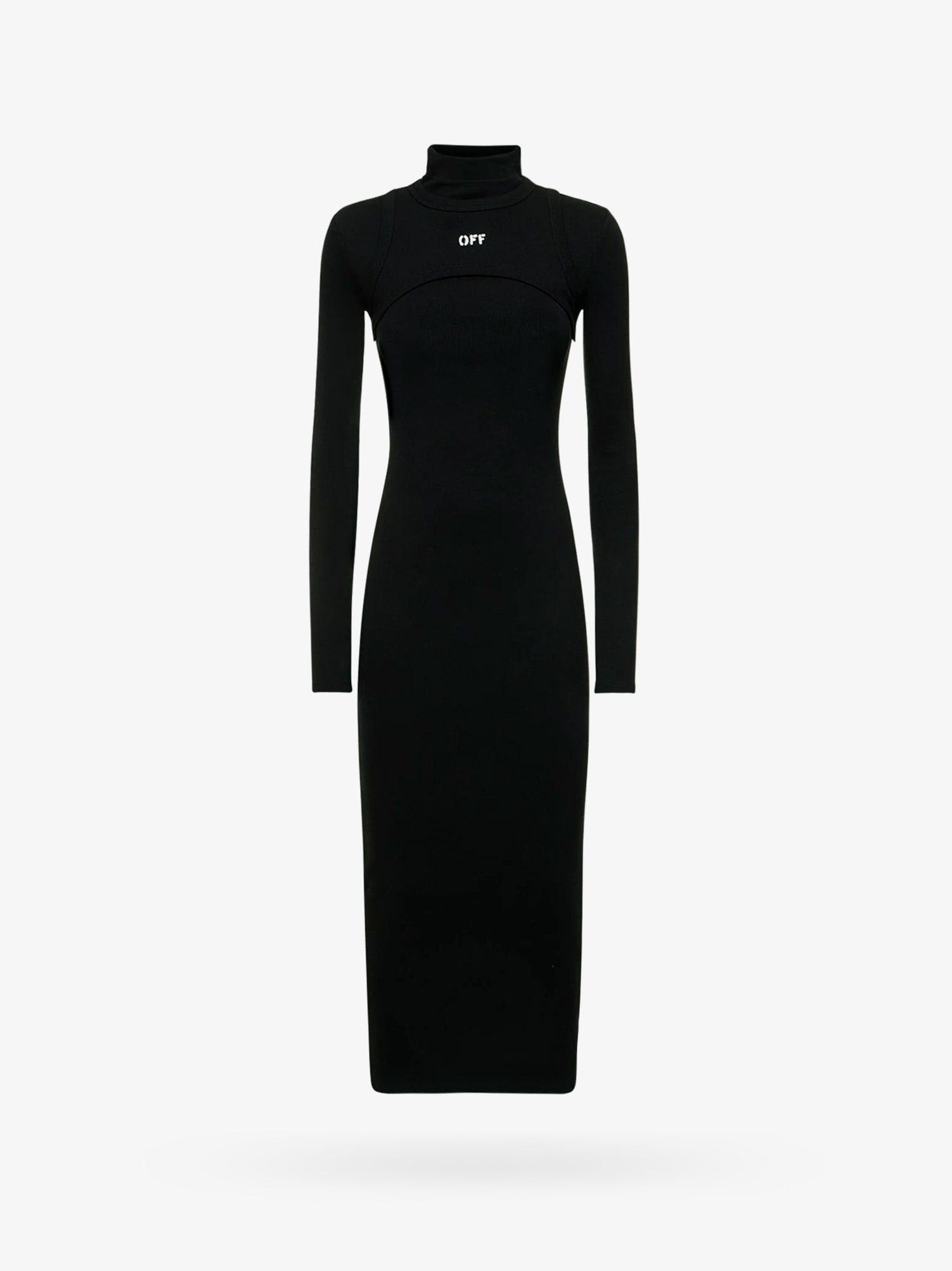 OffWhite Dress Woman Black Long Dresses Grailed