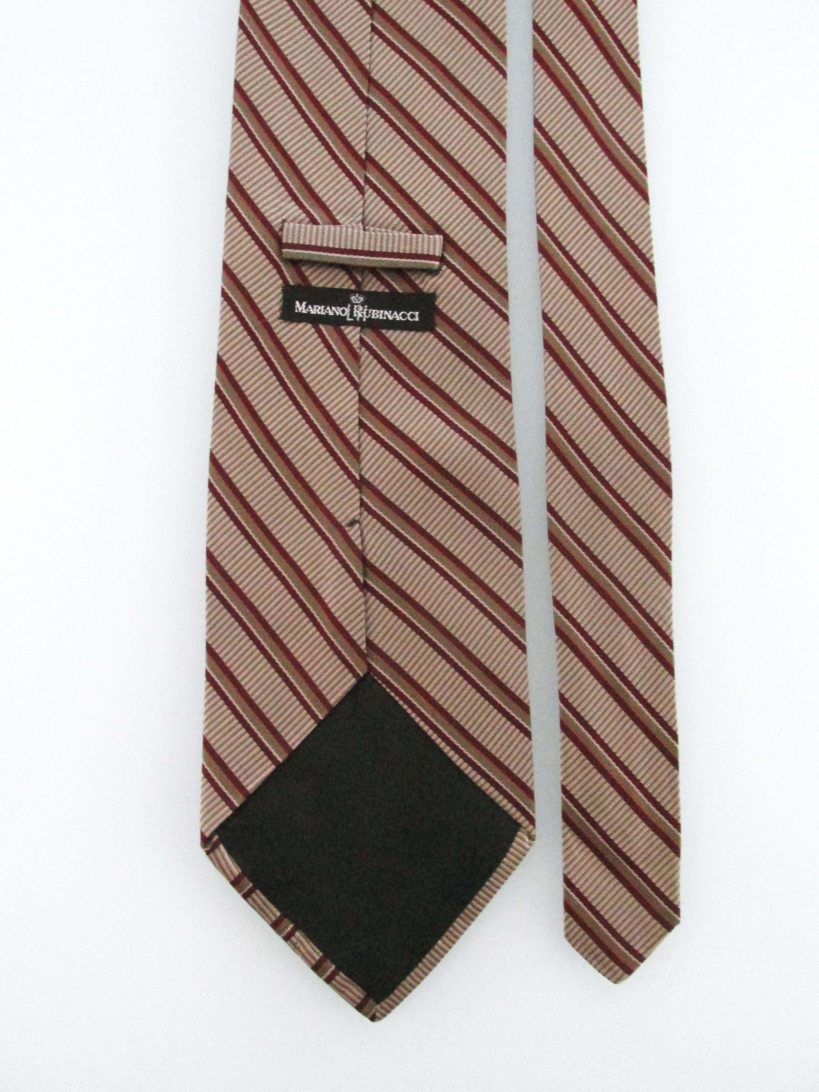 Vintage Mariano Rubinacci Vintage Men's Silk Tie Size ONE SIZE - 4 Thumbnail