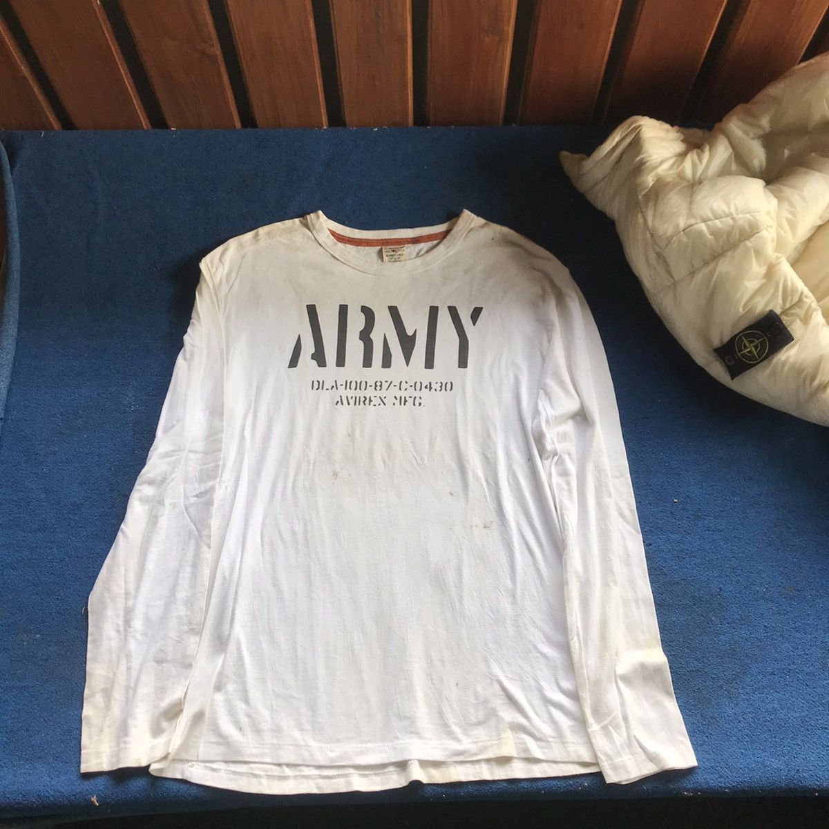 Avirex avirex Mfg army military Long Sleeves Tee tshirt sweater Size US XL / EU 56 / 4 - 1 Thumbnail