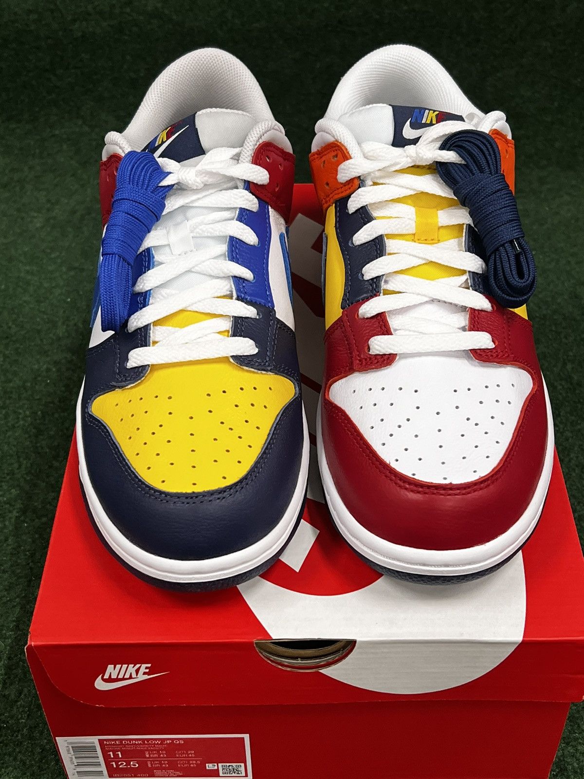 Nike Nike Dunk Low QS CO.JP What The Size US 11 / EU 44 - 2 Thumbnail