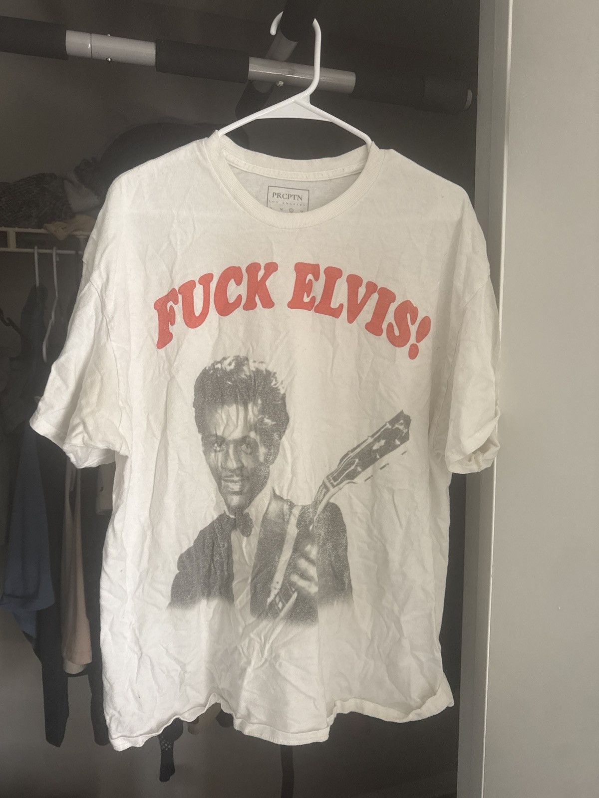 Supreme Fuck elvis tee Size US L / EU 52-54 / 3 - 1 Thumbnail