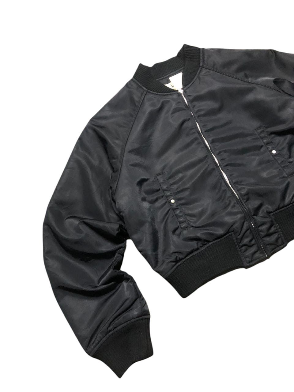 Yohji Yamamoto Vintage k.a.t Cropped Bomber Jacket We Shall Overcome Skull Size M / US 6-8 / IT 42-44 - 7 Thumbnail