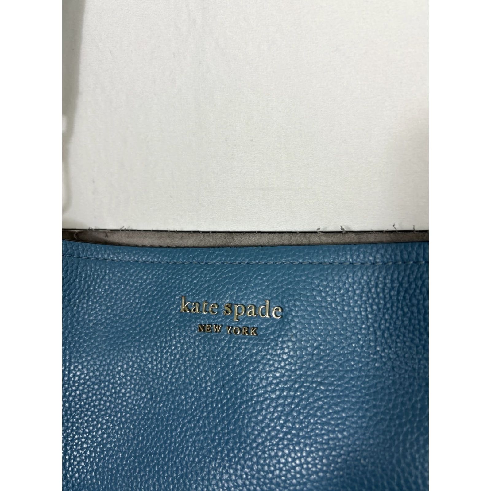 Vintage kate spade leather crossbody purse blue adjustable strap medium Size ONE SIZE - 7 Thumbnail