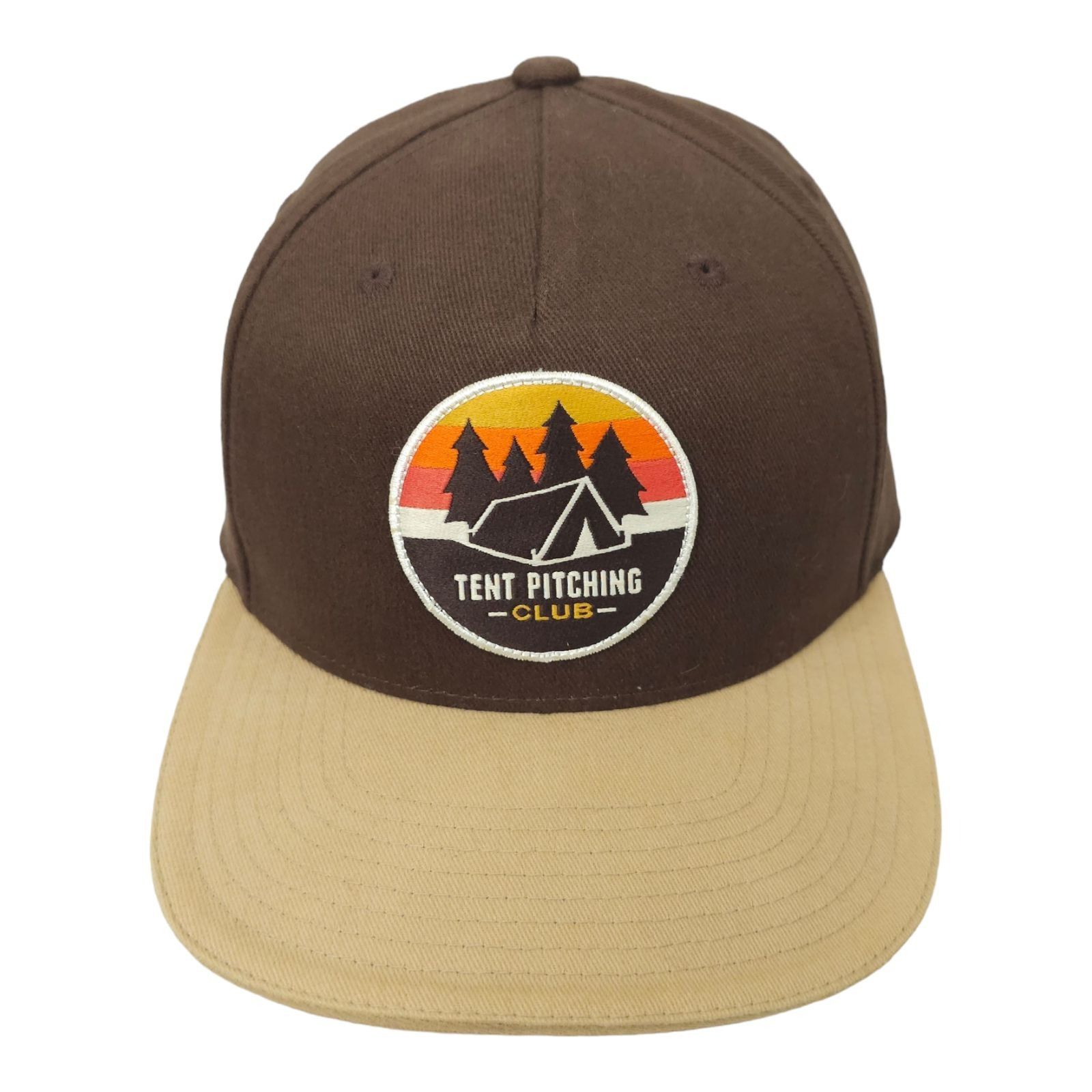 Other Tent Pitching Club Patch Snapback Cap Trucker Baseball Hat Size ONE SIZE - 1 Thumbnail