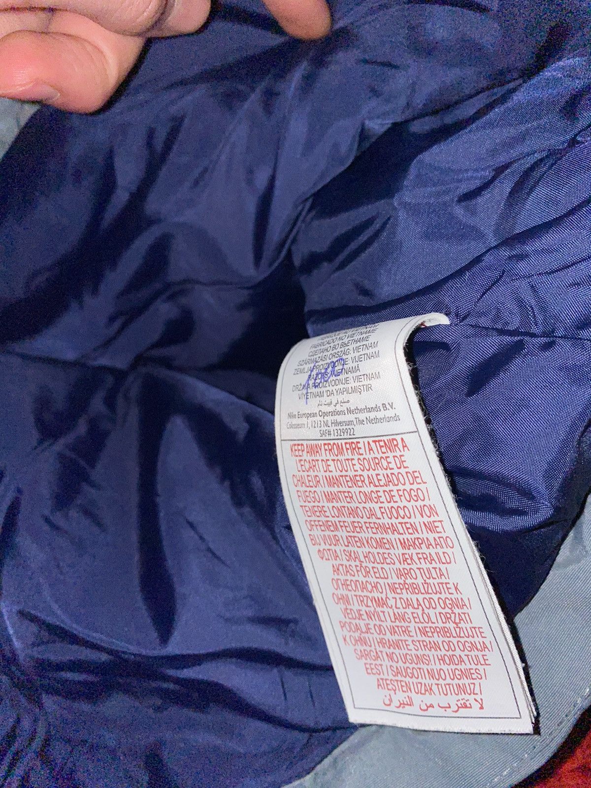 Nike × Vintage Nike vintage puffer jacket big Swoosh Size US S / EU 44-46 / 1 - 7 Thumbnail