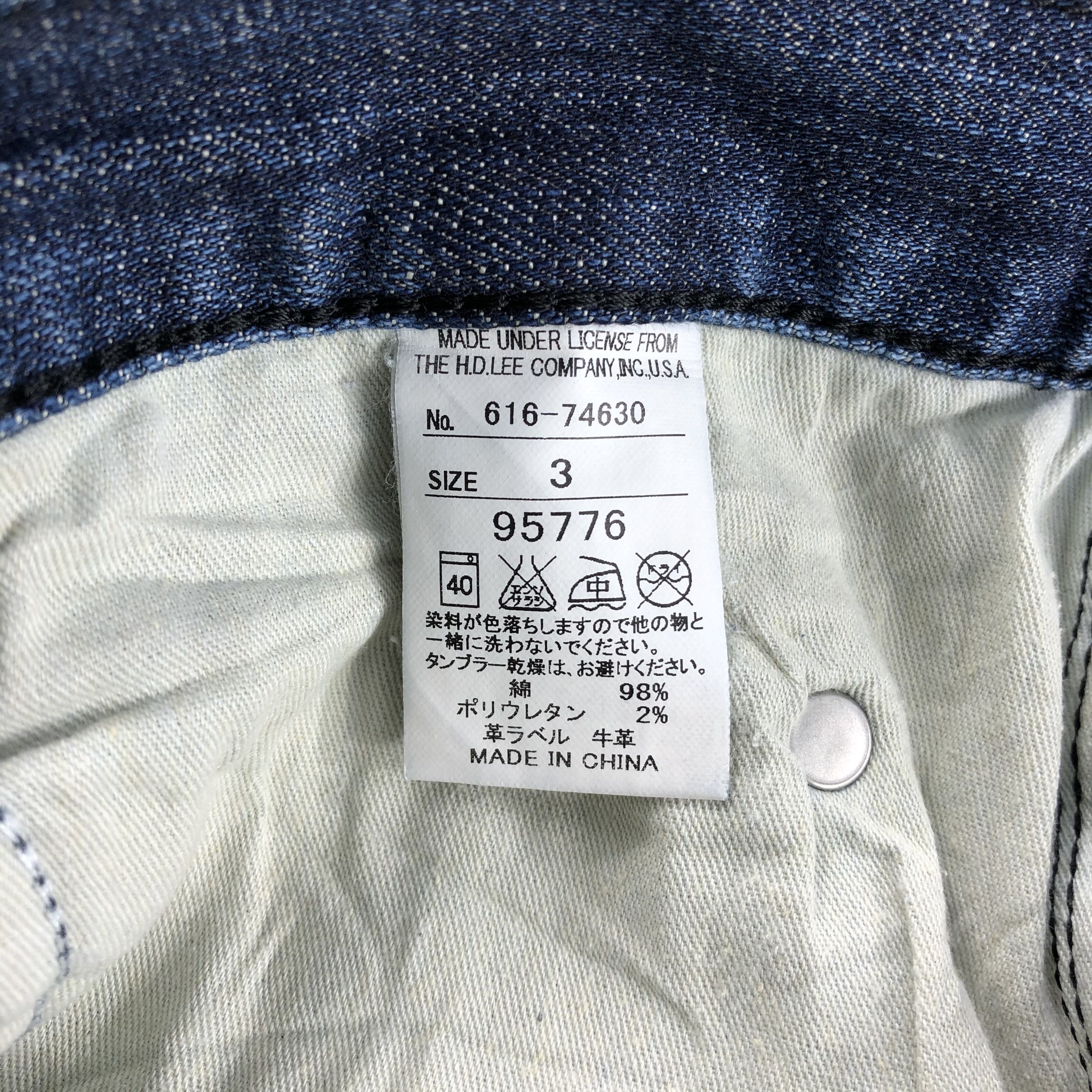 Lee Vintage Blue Wash Lee Jeans-J1776 Size US 34 / EU 50 - 11 Thumbnail