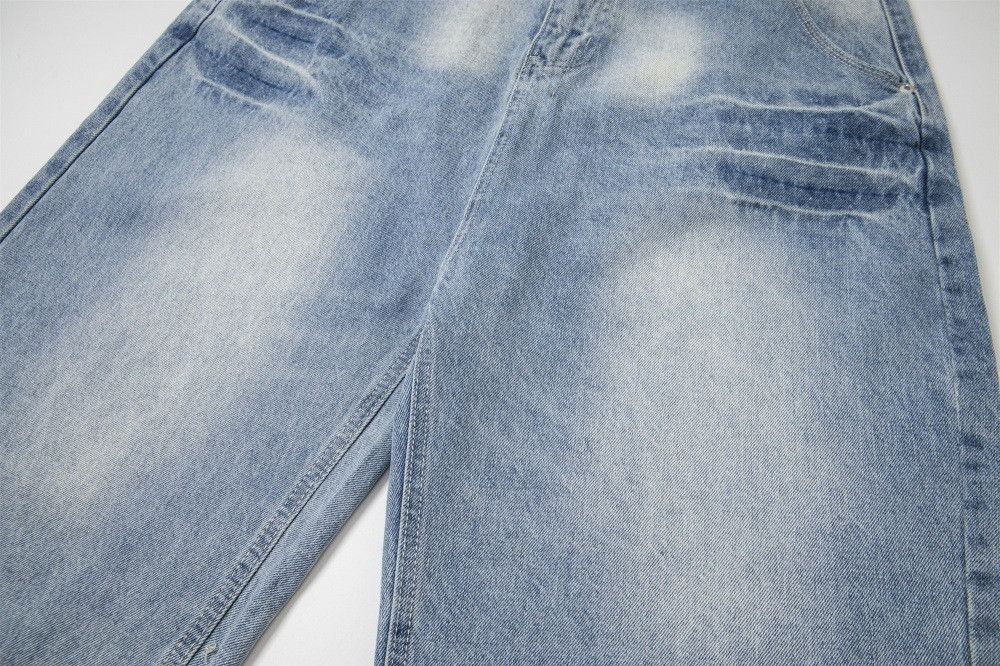 Japanese Brand × Jean Retro street gradient washed old punk denim shorts Size US 32 / EU 48 - 6 Thumbnail