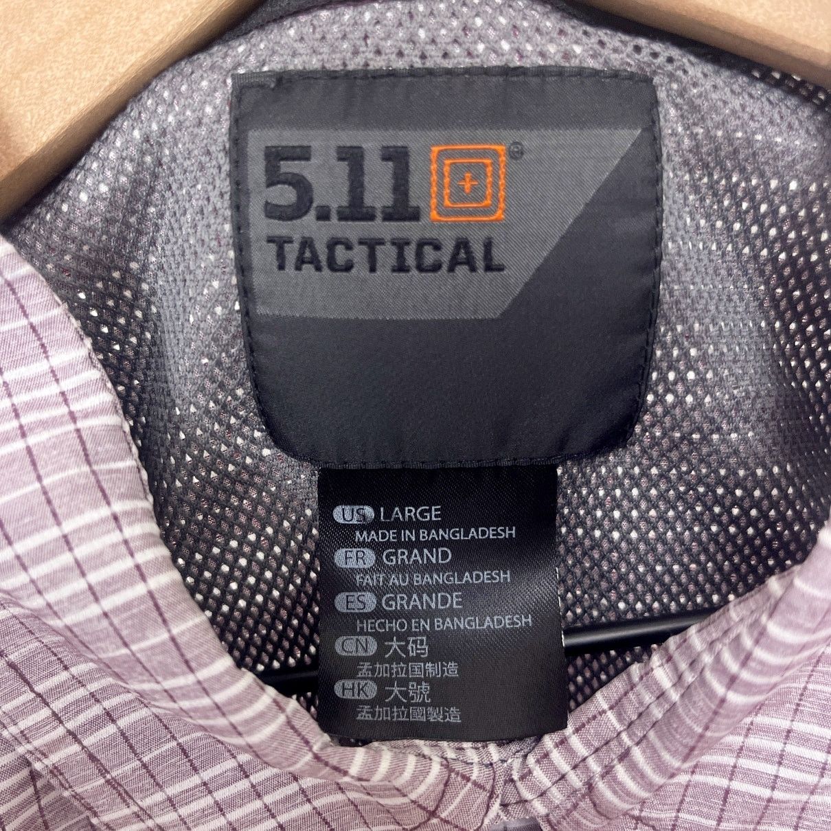 5.11 5.11 Tactical Intrepid Short Sleeve Shirt Red Plaid Mens L Size US L / EU 52-54 / 3 - 5 Thumbnail