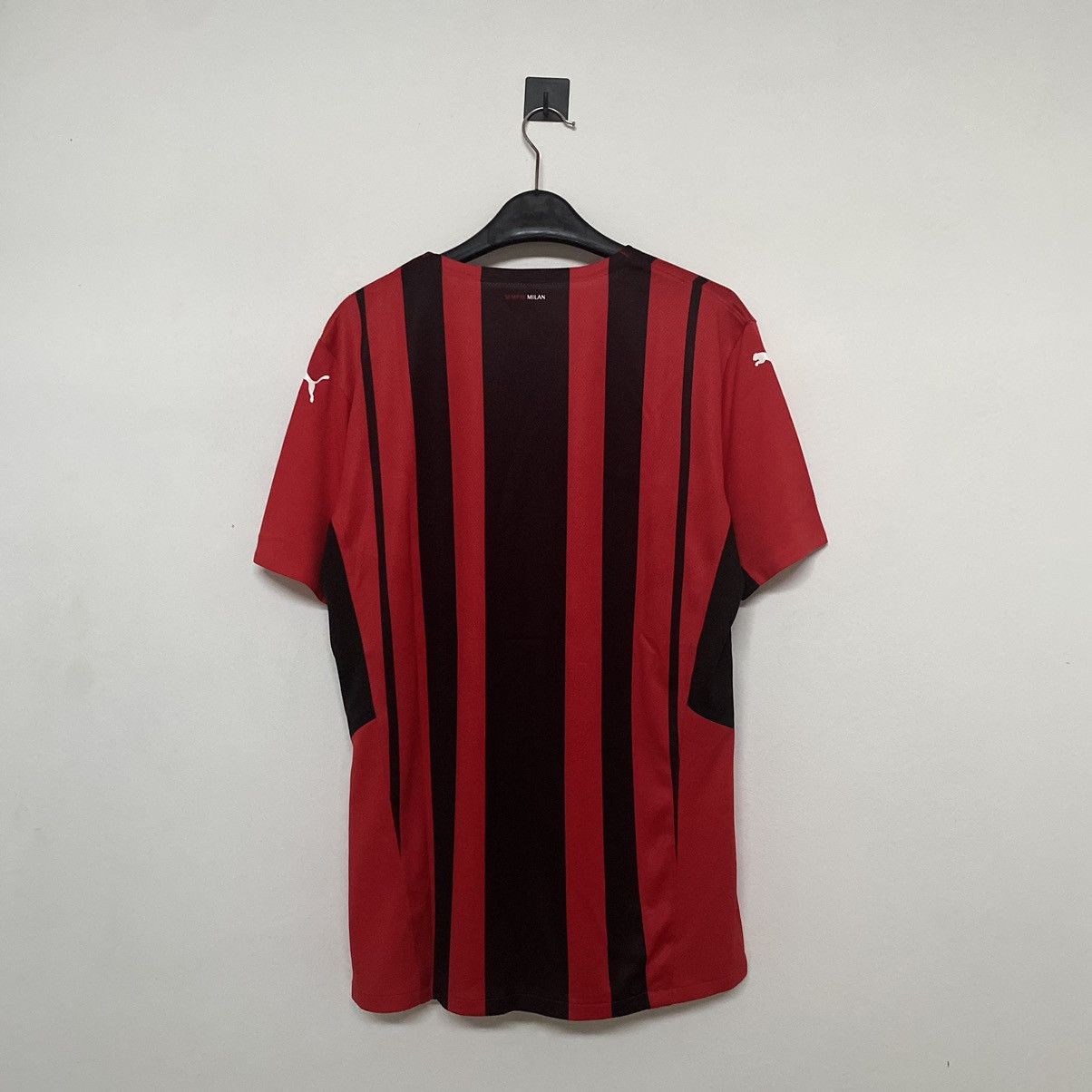 Puma BNWT Player Issue AC Milan 21-22 Home Scudetto Soccer Jersey Size US XL / EU 56 / 4 - 2 Thumbnail