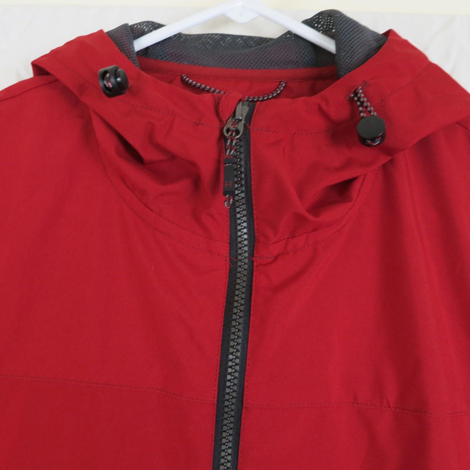 Hawke & Co Men's M Hawke & Co Red Waterproof Hooded Jacket Size US M / EU 48-50 / 2 - 2 Thumbnail