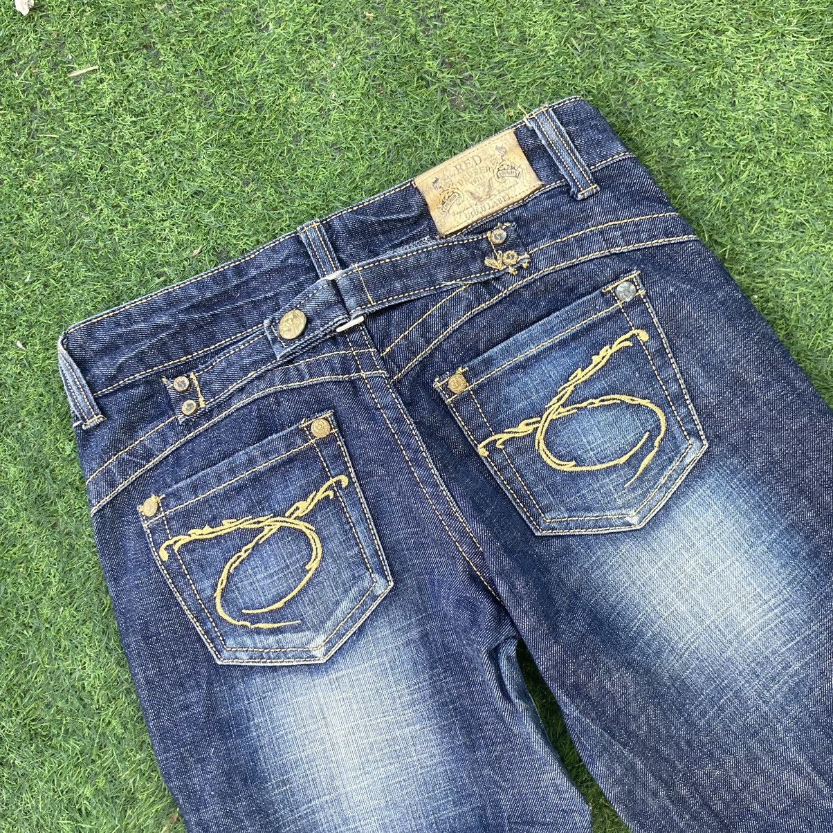 If Six Was Nine RED PEPPERS FLARED BOOTCUT JEANS Size US 30 / EU 46 - 9 Thumbnail