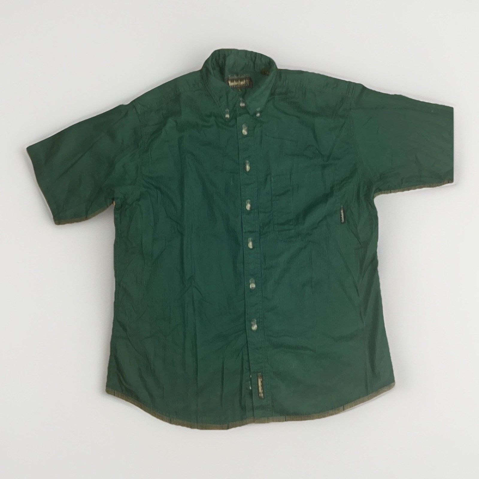 Timberland × Vintage Timberland Weatherproof Short Sleeve Button-Up Shirt L 25x30 Size US L / EU 52-54 / 3 - 1 Thumbnail