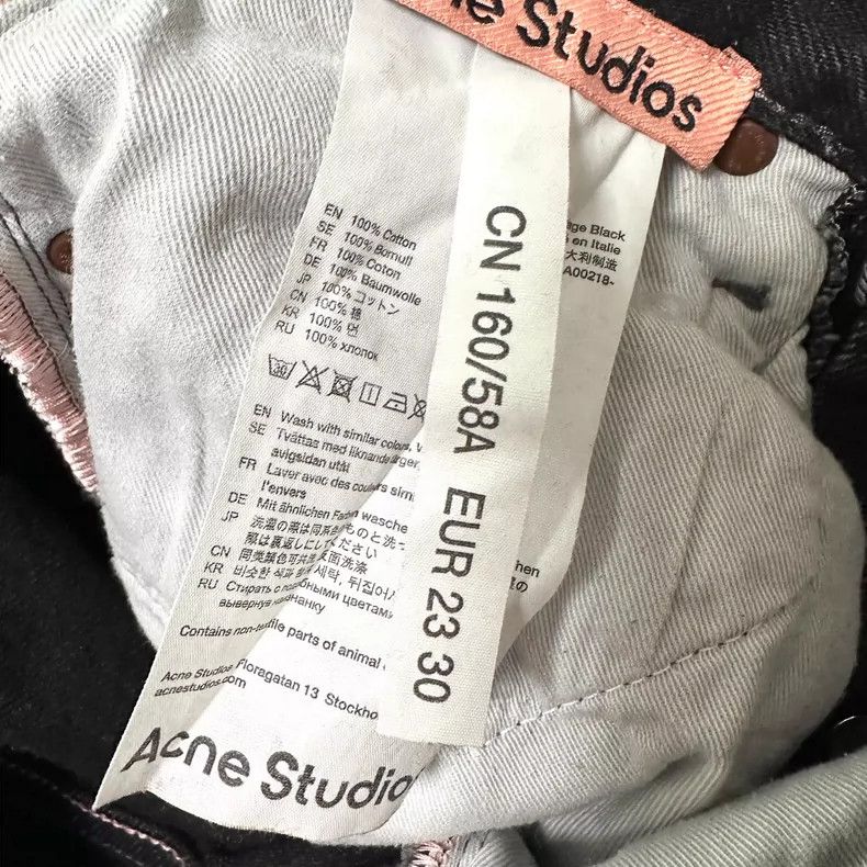Acne Studios acne studios black jeans 2504-Nextarrow Size US 30 / EU 46 - 5 Thumbnail