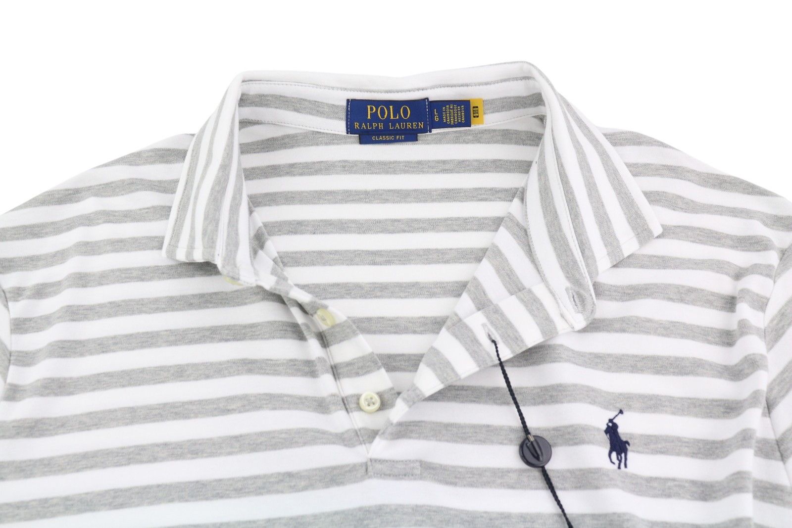 Polo Ralph Lauren CLASSIC FIT L Short Sleeve Polo Neck Striped Logo 84549 Size US L / EU 52-54 / 3 - 4 Thumbnail
