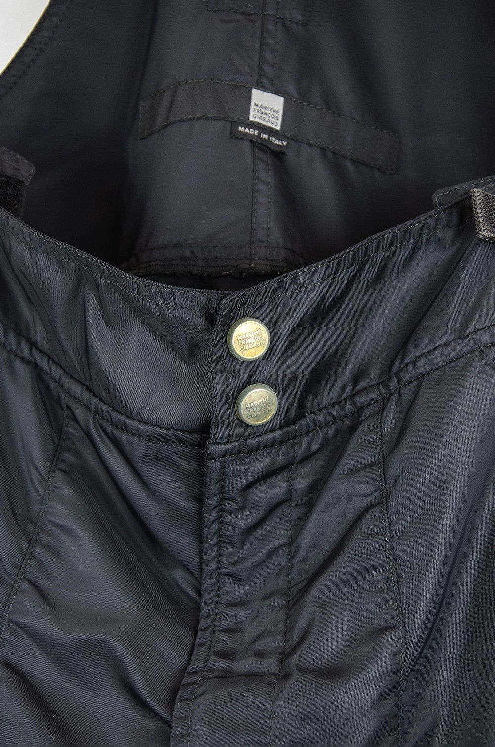Marithe + Francois Girbaud Girbaud Nylon Cargo Overalls Black Techwear - Size IT42 Size 28" / US 6 / IT 42 - 4 Thumbnail