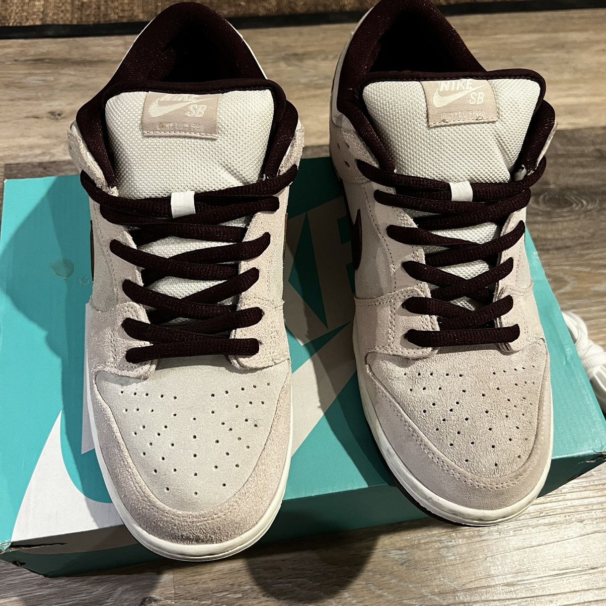 Nike Nike Sb Dunk Low Desert Sand Mahogany Size US 11 / EU 44 - 10 Thumbnail