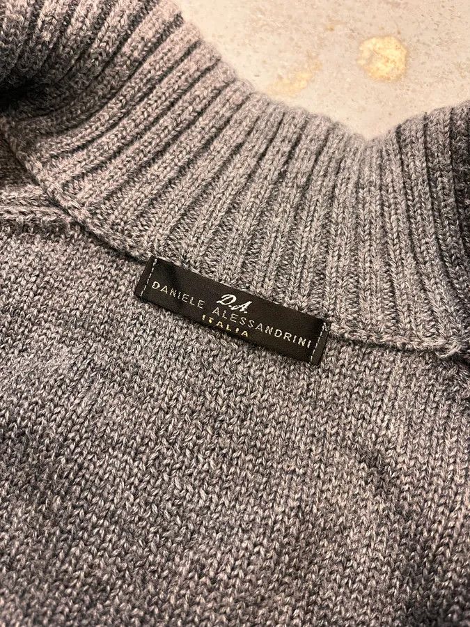 Daniele Alessandrini Daniele Alessandrini Grey Officer Buttoned Cardigan Sweater Size US M / EU 48-50 / 2 - 9 Thumbnail