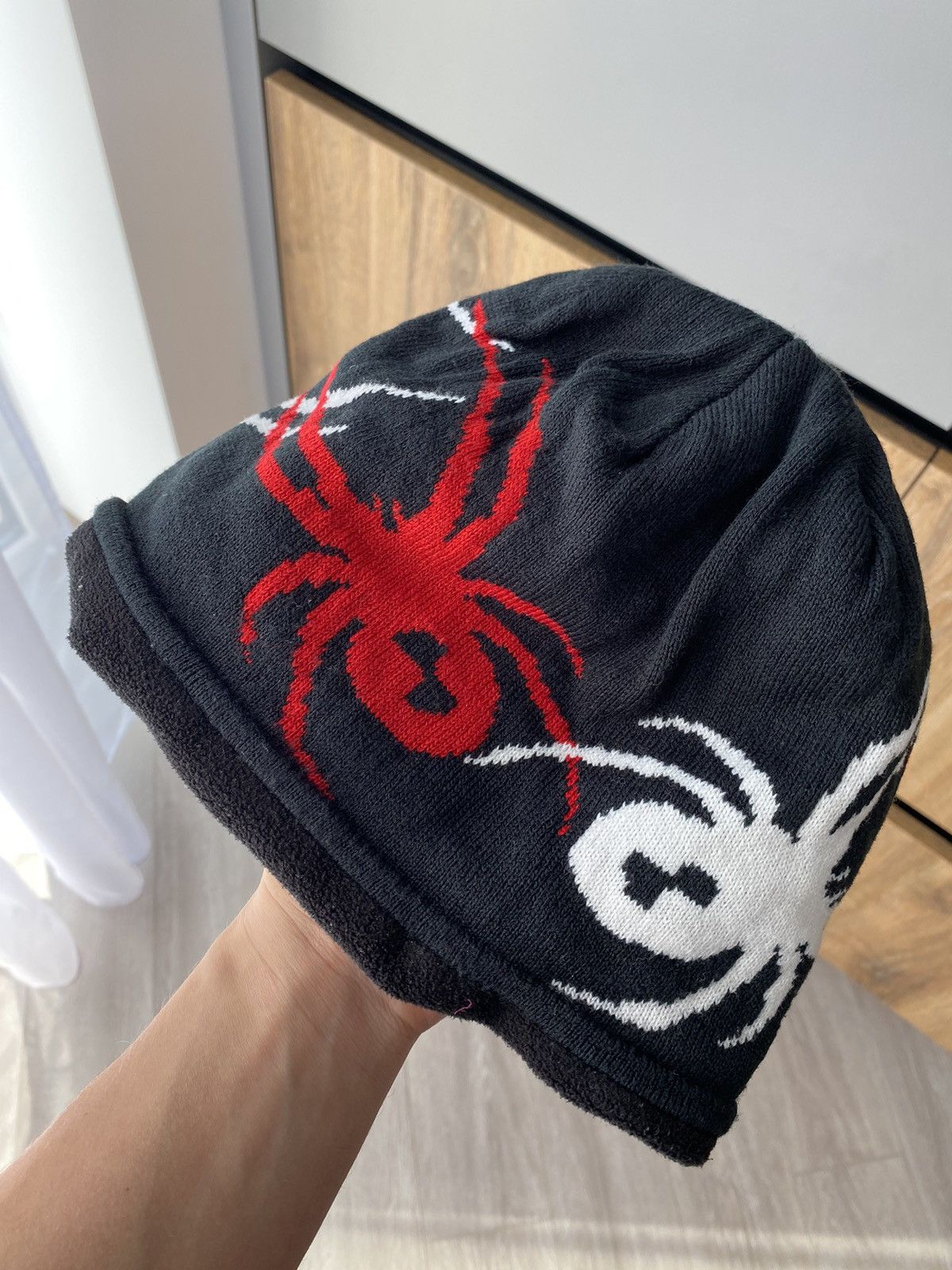 Spyder × Vintage Vintage Y2K Spyder Spiderweb Beanie Size ONE SIZE - 2 Thumbnail
