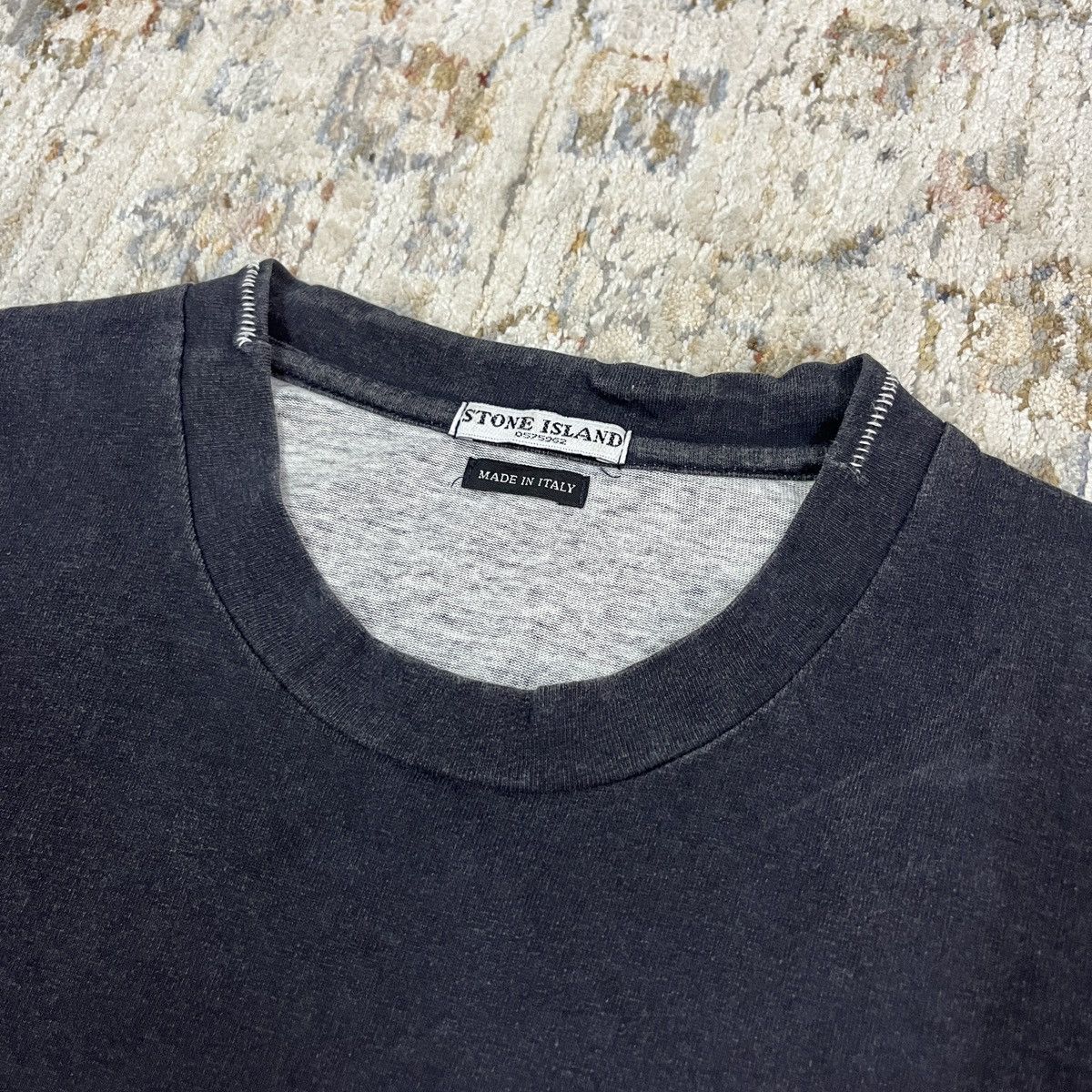 Stone Island × Vintage Vintage Stone Island Cut & Sewn S/S Tee Size US L / EU 52-54 / 3 - 3 Thumbnail