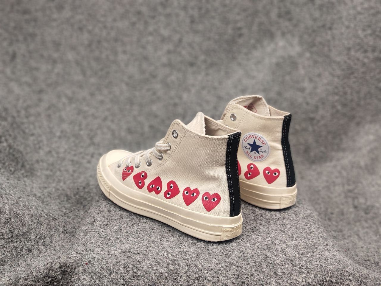 Comme des Garcons PLAY Comme de garcon play converse All Star High Top Sneakers Size US 6 / EU 39 - 11 Thumbnail