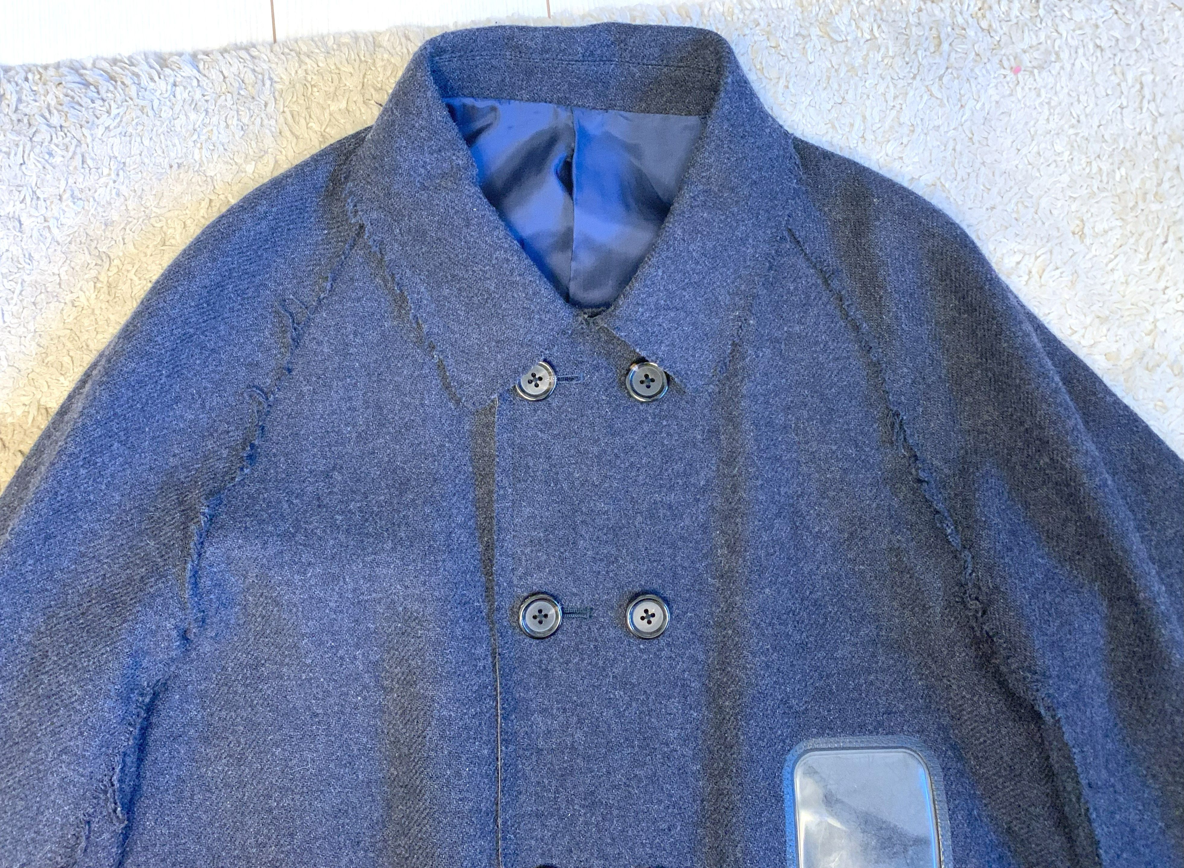 Undercover Undercover 2015aw raw seam wool coat, size 3 (M) Size US M / EU 48-50 / 2 - 2 Thumbnail