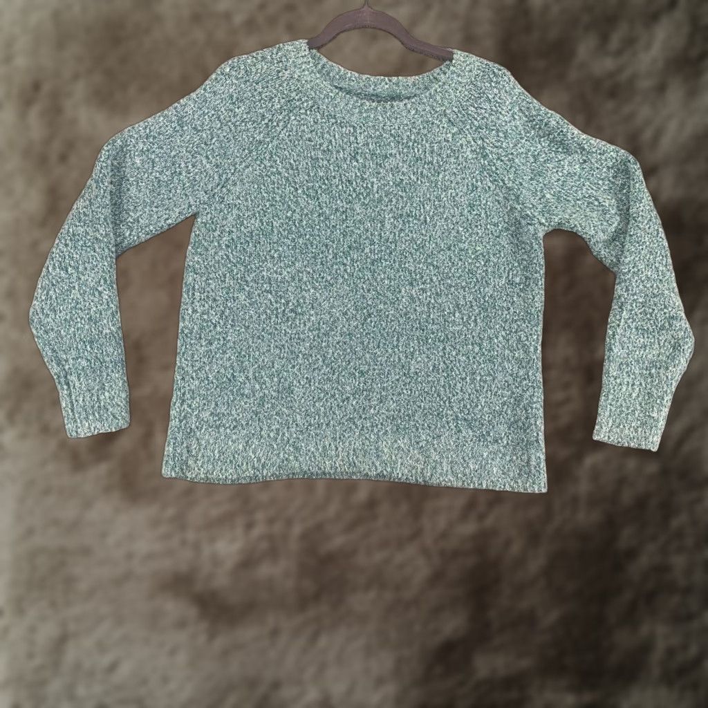 Loft LOFT Sweater Womens Medium Blue Pullover Long Sleeve Metallic Acrylic Casual Size M / US 6-8 / IT 42-44 - 1 Thumbnail