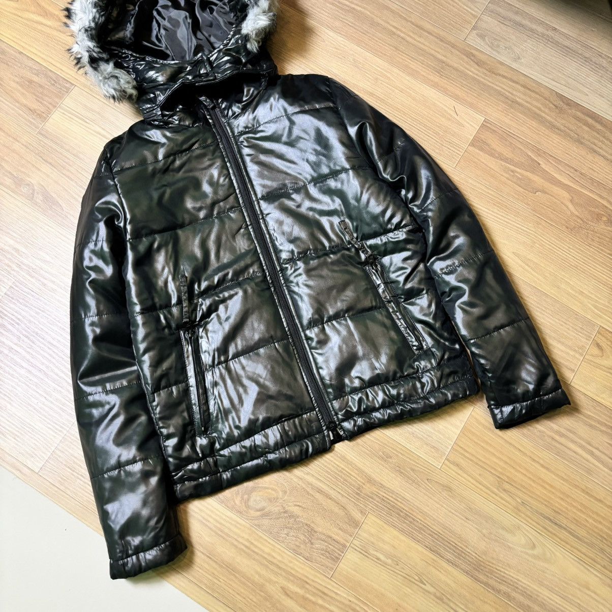 14th Addiction × If Six Was Nine × Le Grande Bleu (L.G.B.) Kriff Mayer Fur jacket down puffer IfSixWasNine LGB Style Size M / US 6-8 / IT 42-44 - 7 Thumbnail