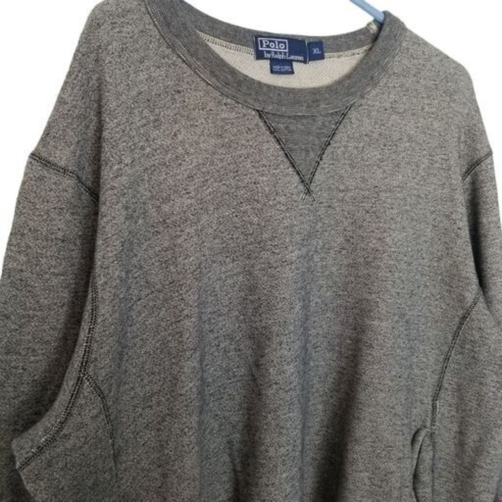 Polo Ralph Lauren Vintage Polo Ralph Lauren Sweatshirt Pockets Casual Grunge Size US XL / EU 56 / 4 - 5 Thumbnail