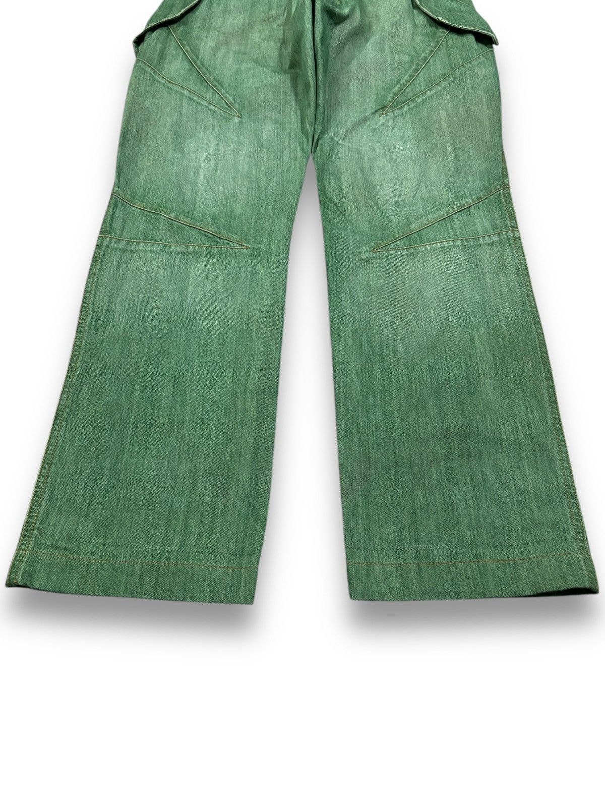 Issey Miyake Avant-Garde Griffin Studio Okinawa Faded Jeans Made in Italy Size US 31 - 9 Thumbnail