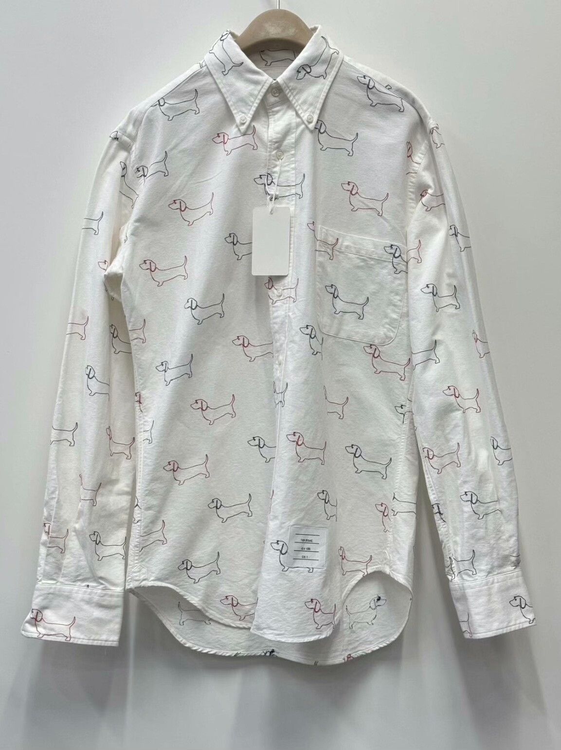 Thom Browne Thom Browne Men's Dachshund Embroidered Shirt Size US M / EU 48-50 / 2 - 1 Thumbnail